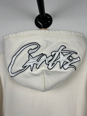 Corteiz C Star Applique Cream Hoodie