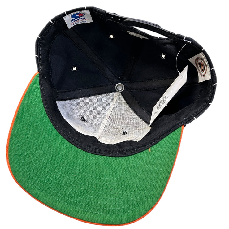 Vintage 90s NHL Starter Philadelphia Flyers All Star Game Pin Stripe Snapback Hat