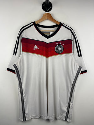 Vintage 2013-2014 Adidas Germany Home White Soccer Jersey