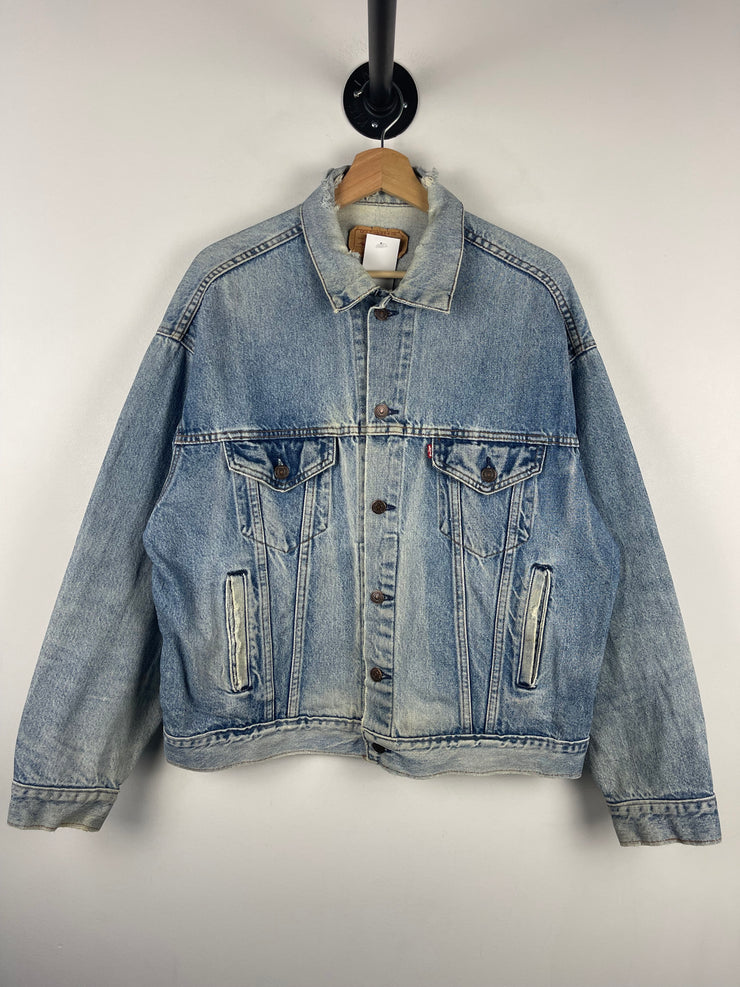 Vintage 90s Levis Faded Blue Denim Jacket