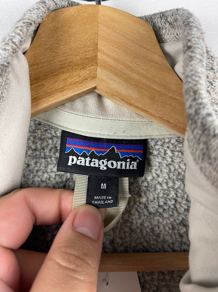 Vintage Patagonia Beige Zip Up Fleece Sweater