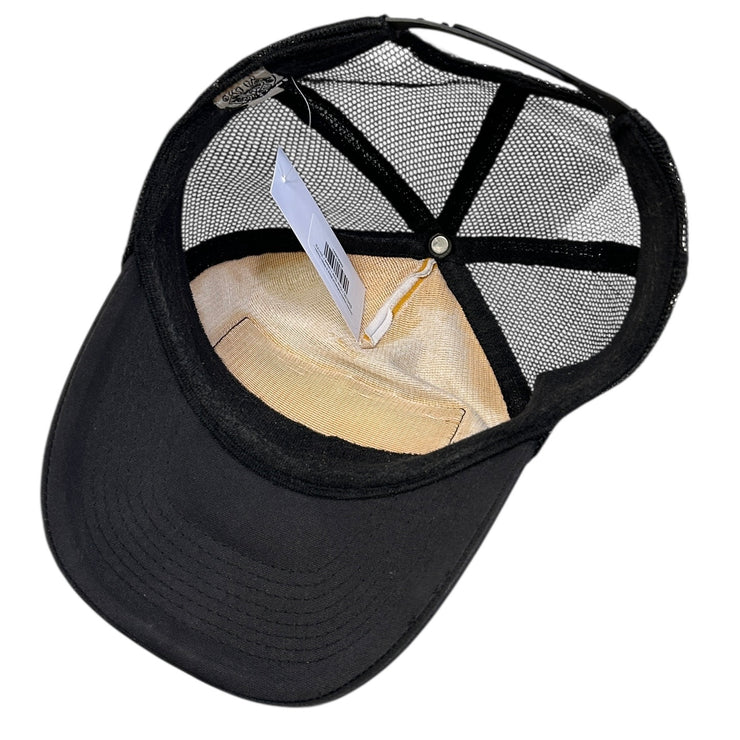 Chrome Hearts Hollywood Black & White Trucker Hat