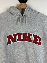 Vintage Y2K Nike Spellout Grey & Red Hoodie