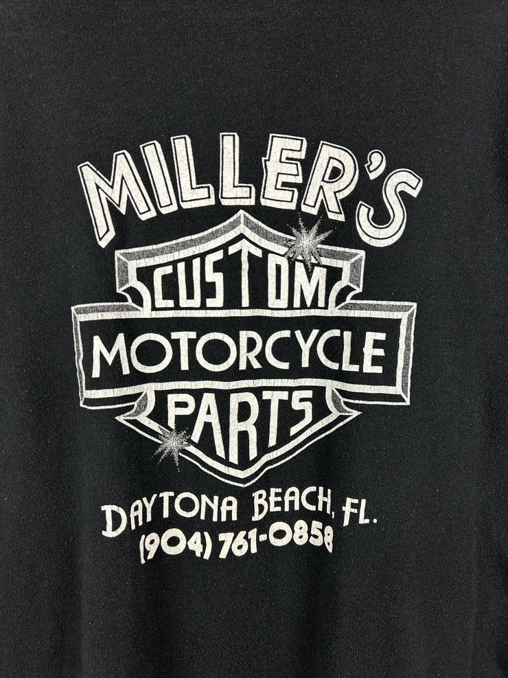 Vintage 80s Daytona Bike Week Black Tee