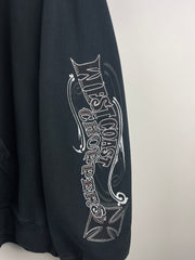 Vintage West Coast Choppers Motorcycle Black Hoodie