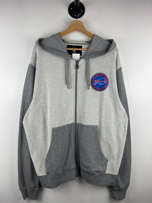 Vintage NFL Pro Line Buffalo Bills Grey Zip Up Hoodie