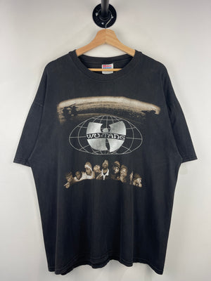 Vintage 90s Wu Tang Forever Faded Black Rap Tee