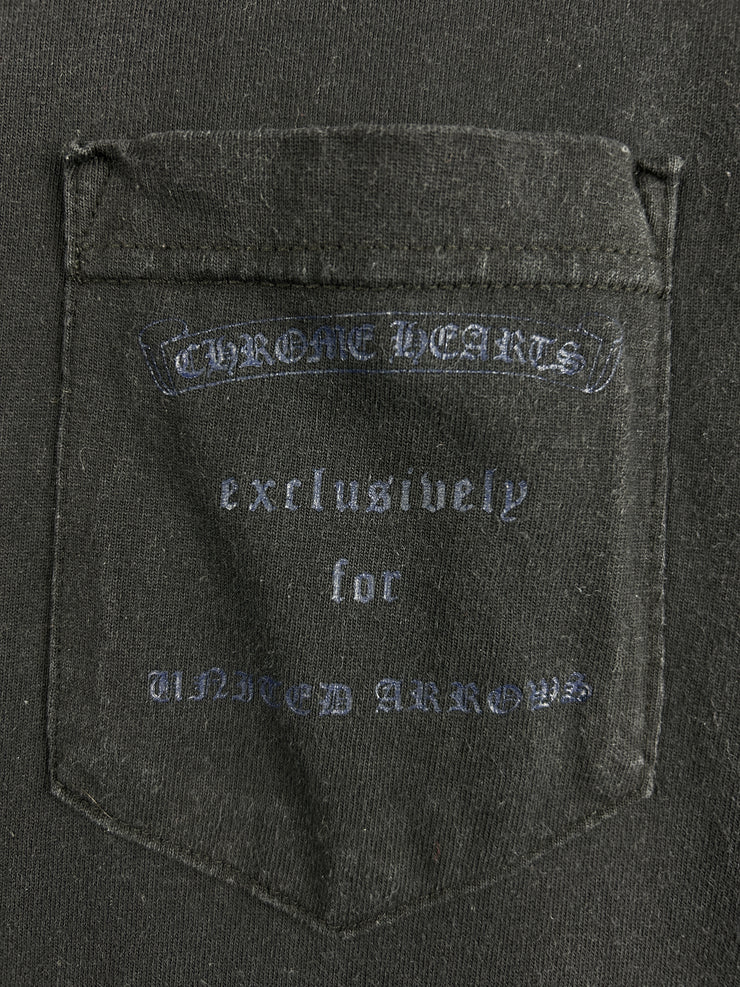 Chrome Hearts United Arrows Dagger Black Tee