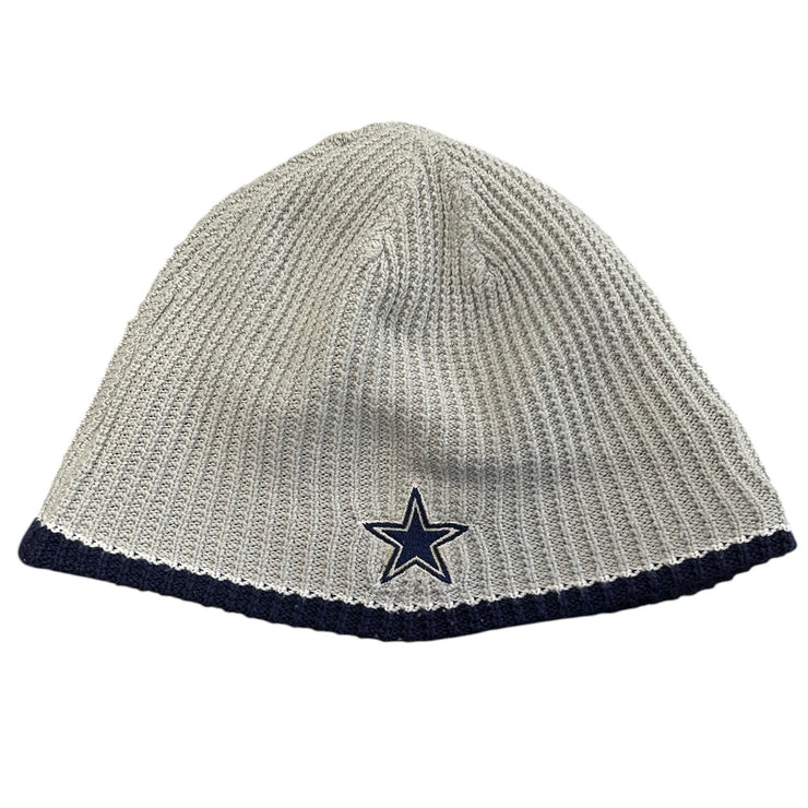 Vintage NFL Reebok Dallas Cowboys Navy & Grey Reversible Beanie