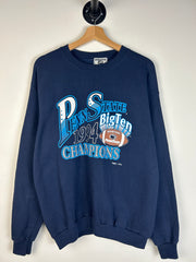 Vintage 90's Lee Sport Penn State Champions Navy Crewneck