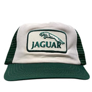 Vintage 80's Jaguar Green Trucker Snapback Hat