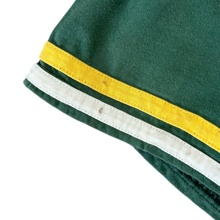 Vintage 90s NFL Green Bay Packers Embroidered Green Shorts