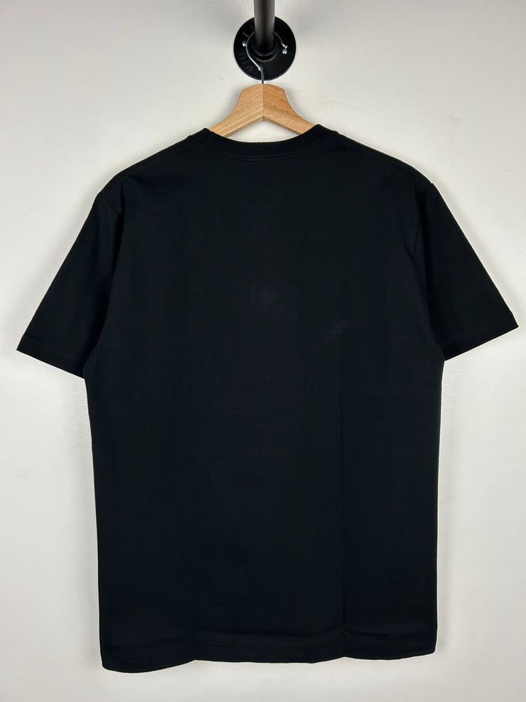 Bape Flame Spellout Black Tee