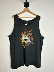 Vintage 2002 Harley Davidson Powertrain Black Tank Top