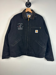 Vintage 90's Carhartt Detroit Black Jacket J01 BLK