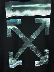 Off White Screaming Girl Arrows Black Hoodie