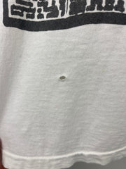 Vintage 90s Sex Pistols Sid Vicious Dead Newspaper White Tee