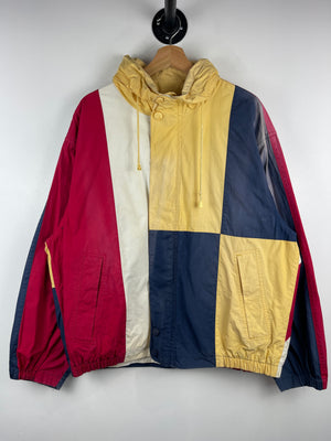 Vintage 90s Nautica Colour Block Sun Faded Jacket