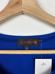 Vintage Playboy Blue Women’s Baby Tee