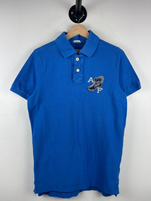 Vintage Abercrombie & Fitch Wing Embroidered Blue Polo Shirt