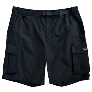 OVO Black Nylon Cargo Shorts