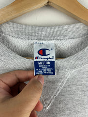 Vintage 90s Champion Iowa Embroidered Grey Crewneck