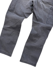 Vintage Carhartt Relaxed Fit Double Knee Grey Work Pants