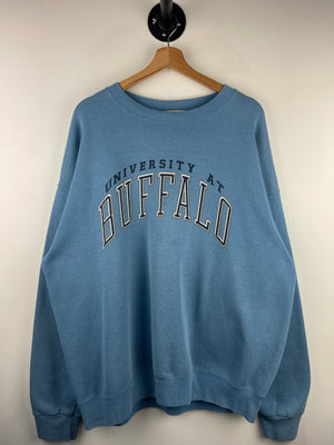 Vintage 90s Jansport University At Buffalo Blue Crewneck