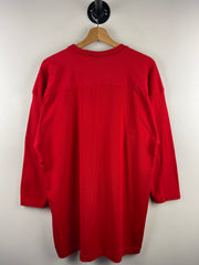 Vintage 80s Champion South Boston Hockey Red True Vintage Jersey