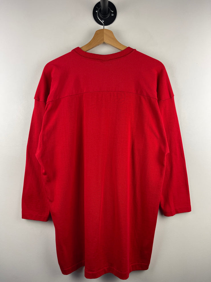 Vintage 80s Champion South Boston Hockey Red True Vintage Jersey