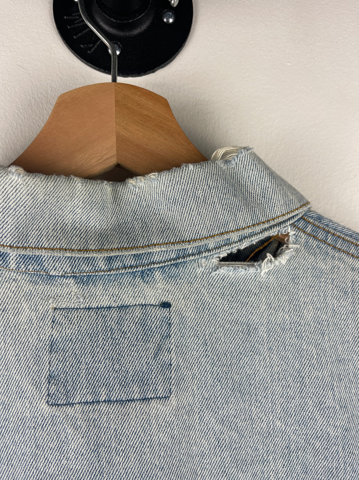 Vintage Wrangler Hero Light Wash Blue Denim Jacket