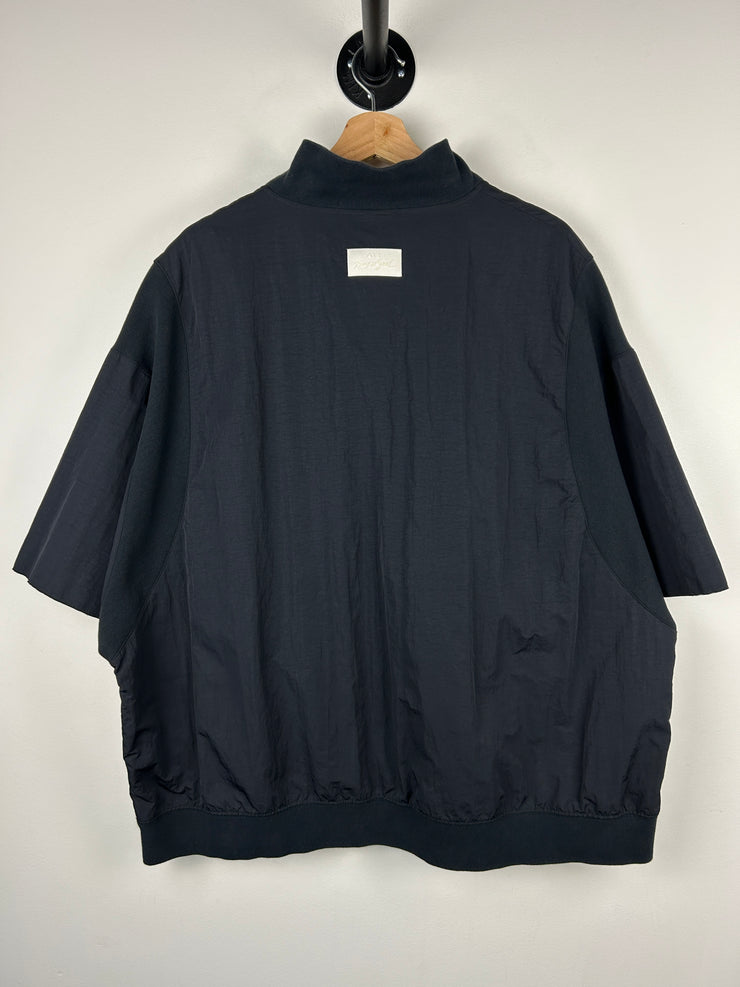 Fear Of God X Nike FW18 Black 1/2 Sleeve Zip Short Sleeve Jacket