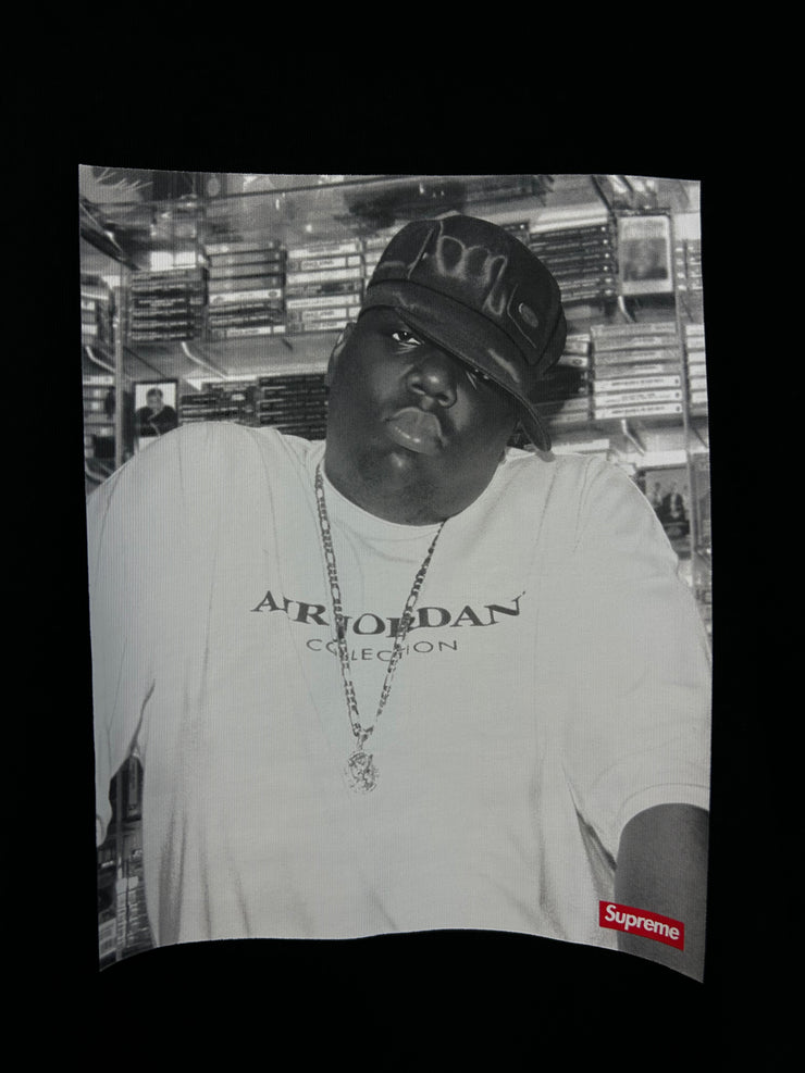 Supreme Jordan Biggie Photo Black Tee