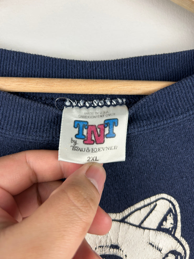 Vintage 90s Penn State University Nittany Lions Navy Crewneck