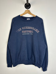 Vintage The Cheesecake Factory Navy Crewneck