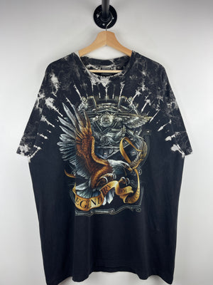 Vintage Legendary Of Motorcycles Eagle Studded Black Tee