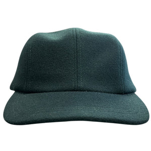 Noah Green Wool Leather Strapback Camp Cap Hat