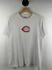 Vintage 90s MLB Cincinnati Reds White Tee