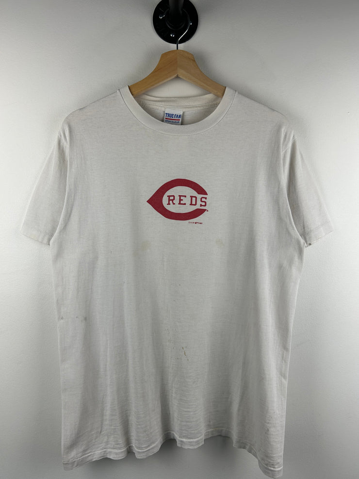Vintage 90s MLB Cincinnati Reds White Tee