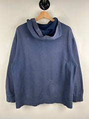Vintage Nike Mini Swoosh Faded Navy Zip Up Hoodie