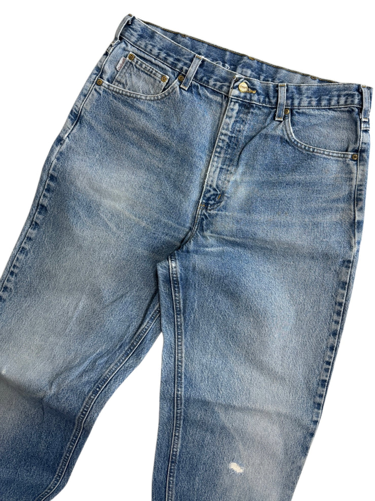 Vintage Carhartt Light Wash Blue Denim Jeans