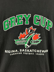 Vintage 2003 Grey Cup Regina Football Black Tee