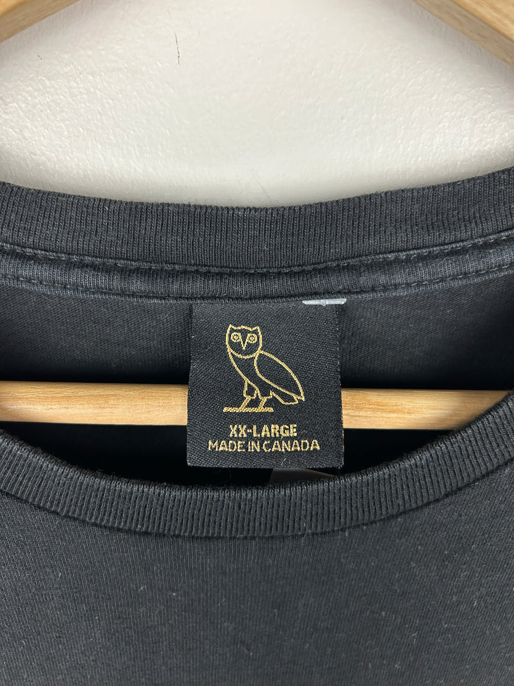 OVO Multi Colour Spellout Black Tee