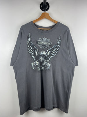 Vintage Harley Davidson Eagle London Kentucky Grey Tee