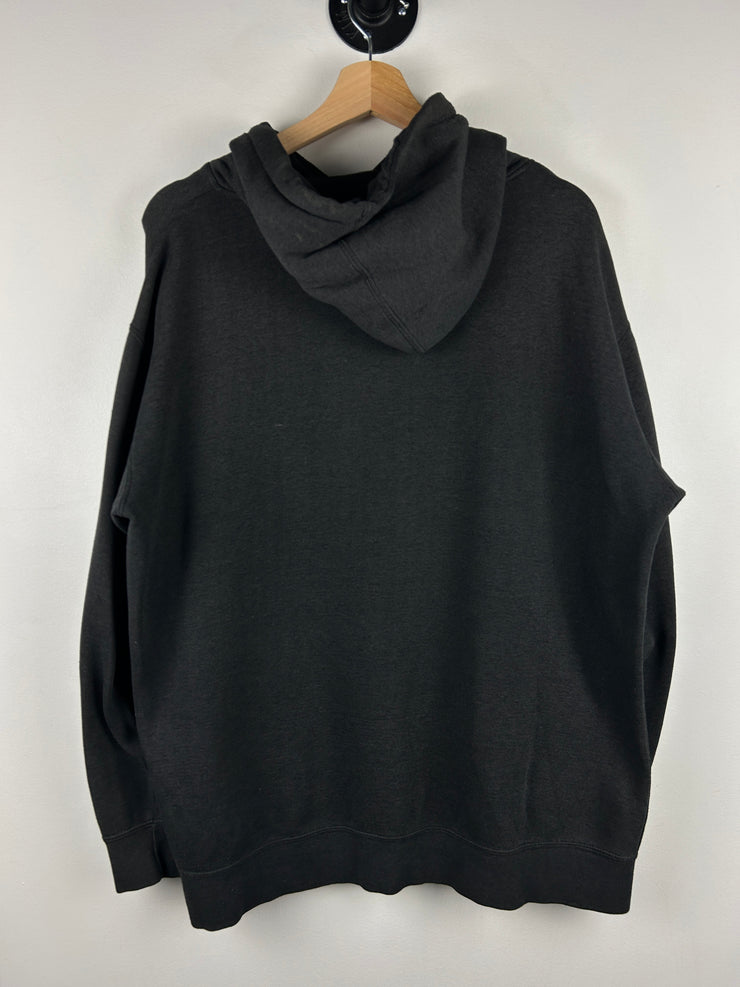 Vintage Y2K Skulls Faded Black Hoodie