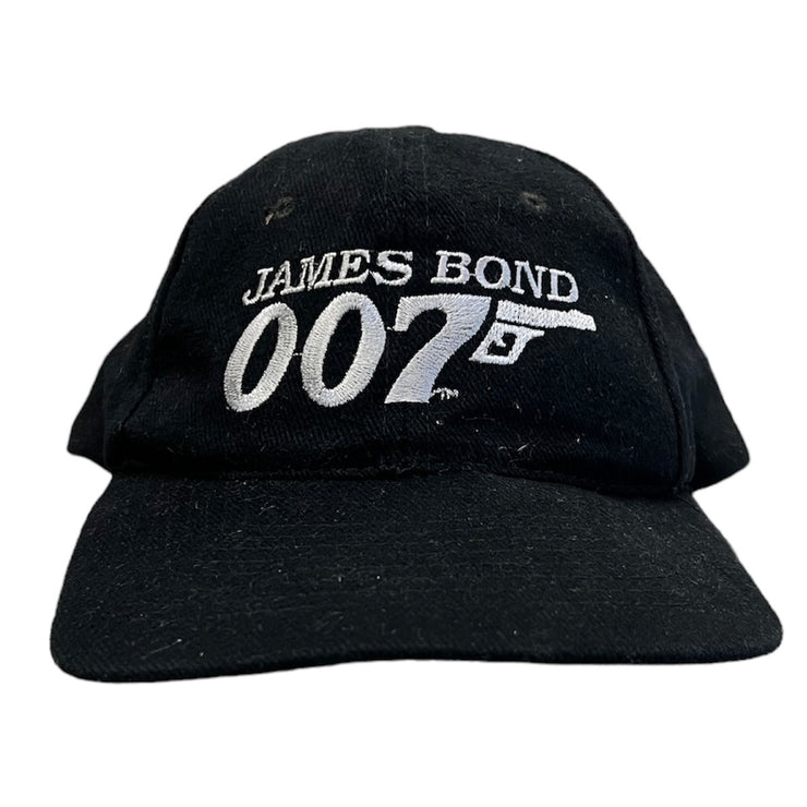 Vintage 1995 James Bond 007 Video Game Black Snapback Hat