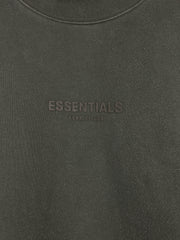 Fear Of God Essentials Off Black Relaxed Crewneck
