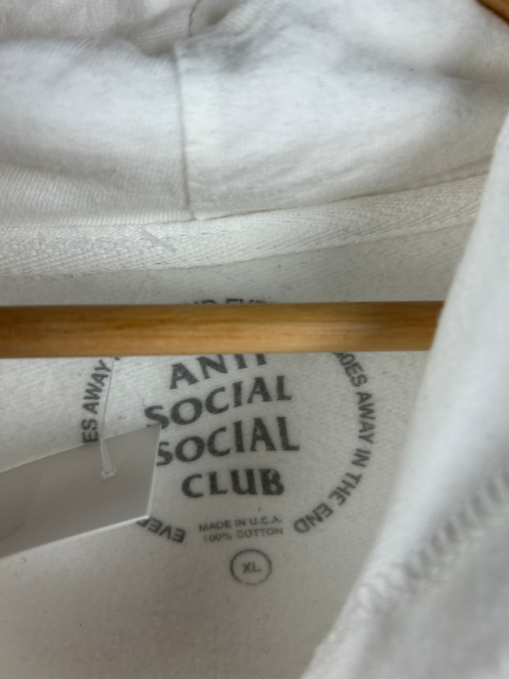Anti Social Social Club SS21 Hello Goodbye White Hoodie