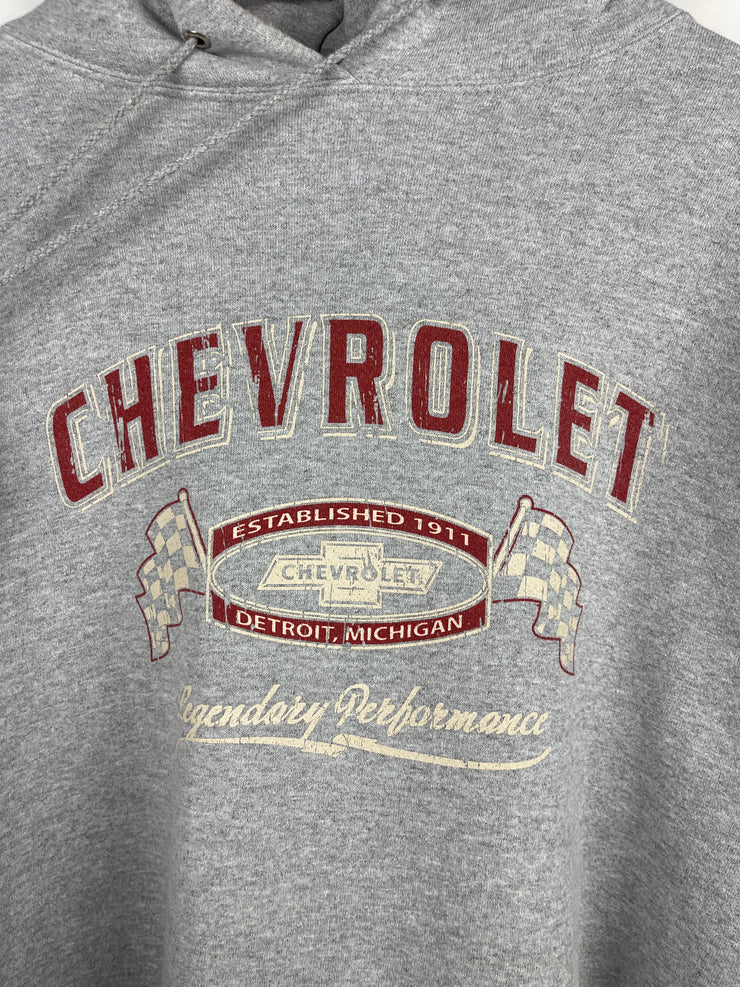 Vintage 90s Chevrolet Legendary Performance Grey Hoodie