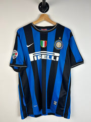 Vintage 2009 Nike Inter Milan Blue Soccer Jersey